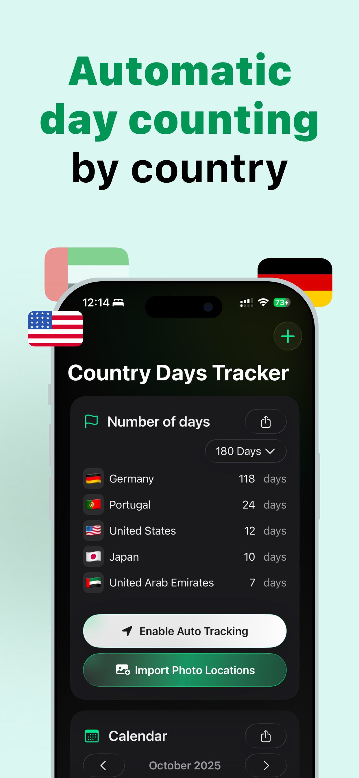TripTrack - Country Days Tracker screenshot 5